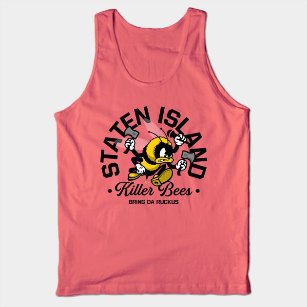 Wutang Clan Staten Island Killer Bees Tank Top by Pufahl